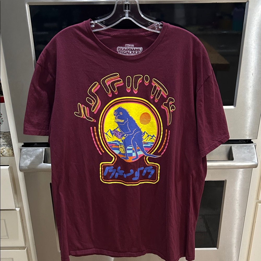 Marvel Burgundy Graphic Long Sleeve Tee Unisex XL